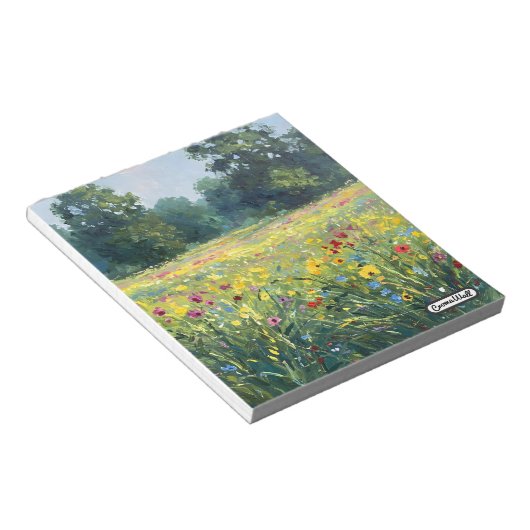 Flowered field notizblock (angewinkelt)