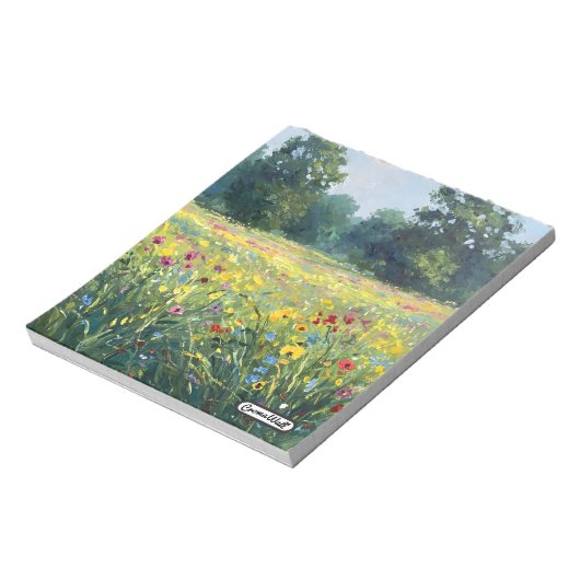 Flowered field notizblock (Rotiert)