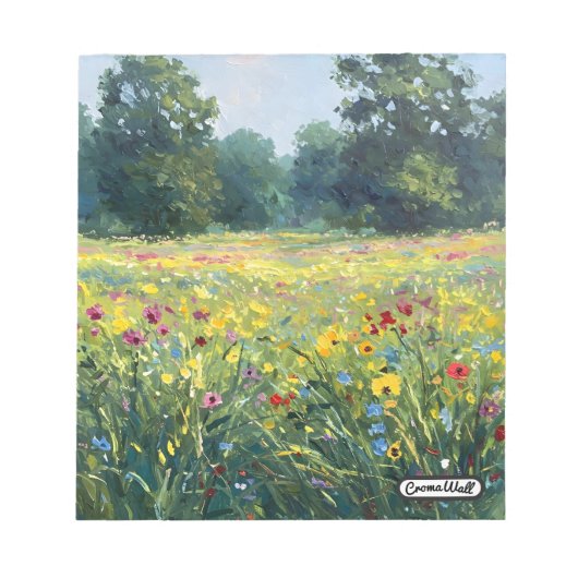 Flowered field notizblock (Vorderseite)