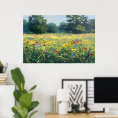 Flowered field poster (Heimbüro)
