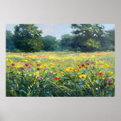 Flowered field poster (Vorne)