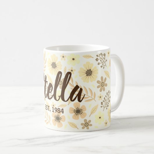 Flowered Mug Kaffeetasse (VorderseiteRechts)