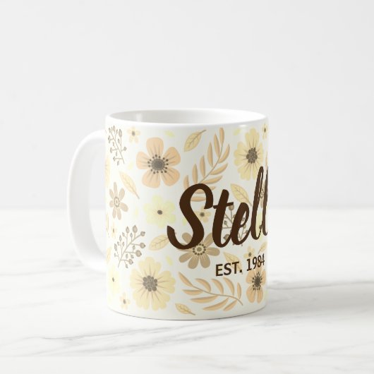 Flowered Mug Kaffeetasse (Vorderseite Links)