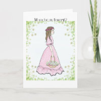 flowergirl Einladung