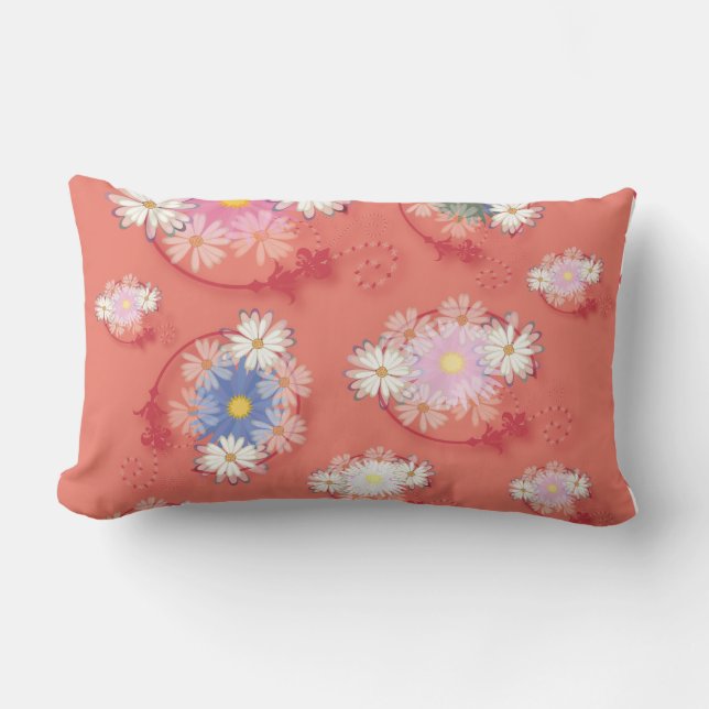 Flowergirl kussen lendenkissen (Vorderseite)