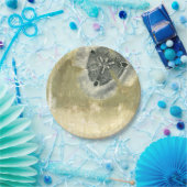 Flowerhead abstrakt mit glasig-glänzender pappteller (Party)