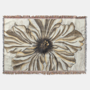 Flowerhead Fresko auf TAN-Hintergrund Decke