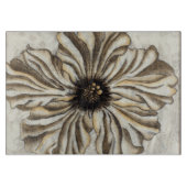Flowerhead Fresko auf TAN-Hintergrund Schneidebrett (Vorderseite)