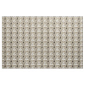 Flowerhead Fresko auf TAN-Hintergrund Stoff (Yard (91,4 cm))