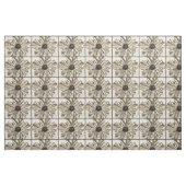Flowerhead Fresko auf TAN-Hintergrund Stoff (Fat Quarter (45,7 x 55,9 cm))
