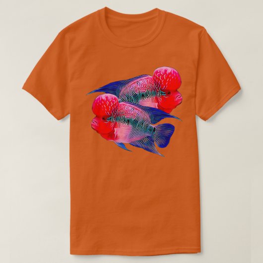 Flowerhorn Cichlid Fish Aquarium Owners Gifts Clas T-Shirt (Design vorne)