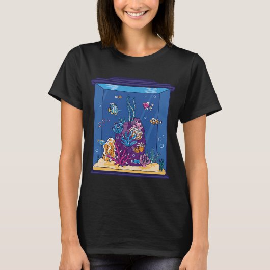 Flowerhorn-Fisch T-Shirt (Vorderseite)