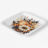 Flowering Bouquet Pappteller (Gewinkelt)