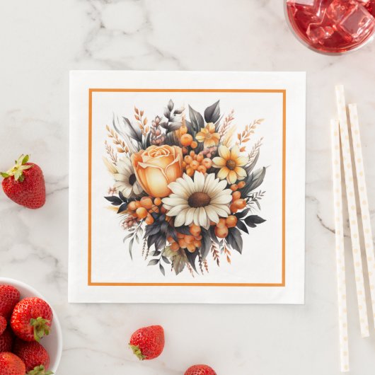 Flowering Bouquet Serviette (Beispiel)