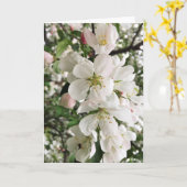 Flowering Crabapple Karte (Gelbe Blume)