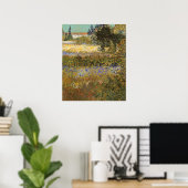 Flowering Garden by Vincent van Gogh Poster (Heimbüro)