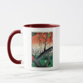 Flowering Plum Tree, Hiroshige Tasse (Links)