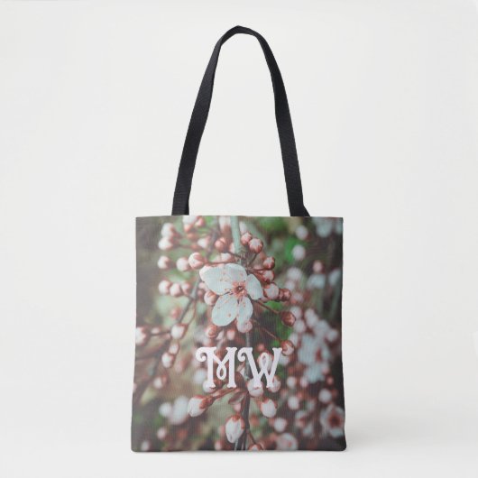 Flowering Plum Tree Tasche (Vorderseite)