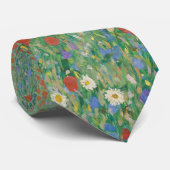 Flowering Poppies - Gustav Klimt Krawatte (Gerollt)