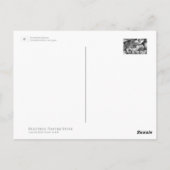 Flowering quince postkarte (Rückseite)