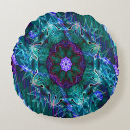 Flowering under the Sea.... Rundes Kissen