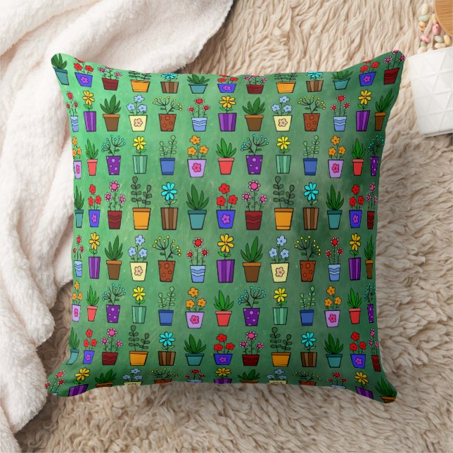 Flowerpots  kissen (Decke)