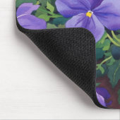 Flowerpots mit Stiefmütterchen 2007 Mousepad (Ecke)