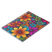 "Flowerpower" Art Spiral Notebook Notizblock (Linke Seite)