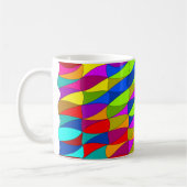 Flowerpower confused pattern coffee mug kaffeetasse (Links)