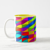 Flowerpower confused pattern coffee mug zweifarbige tasse (Links)