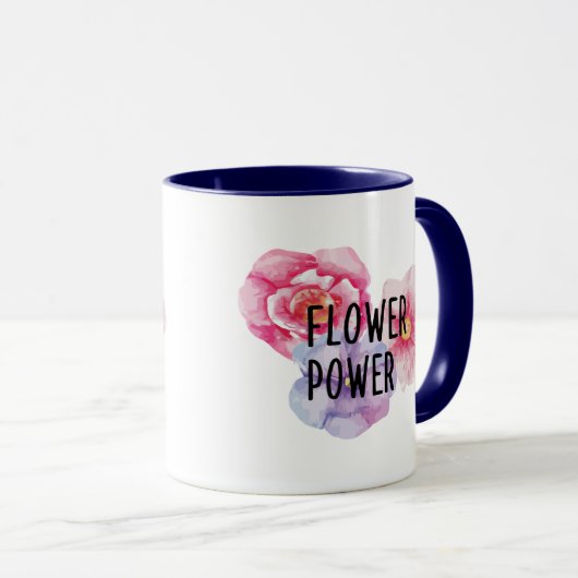 Flowerpower – Tasse mit Blumenvibes (VorderseiteRechts)