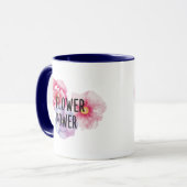 Flowerpower – Tasse mit Blumenvibes (Vorderseite Links)
