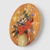 Flowers, 1910 große wanduhr (Winkel)