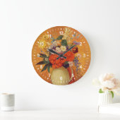 Flowers, 1910 große wanduhr (Zuhause)