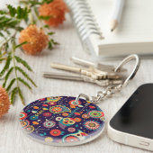 Flowers Acrylic Keychain Schlüsselanhänger (Vorderseite rechts)