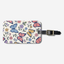 Flowers and Butterflies Pattern