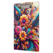 Flowers and Feathers Klemmbrett (Links)