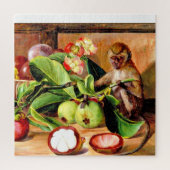 Flowers and fruit of Mangosteen; Singapore Monkey Puzzle (Vertikal)