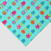 Flowers and Pots at Twilight Seidenpapier (Ausschnitt)