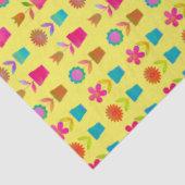 Flowers and Pots on a Sunny Day Seidenpapier (Ausschnitt)