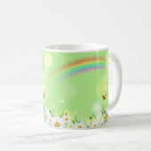 Flowers and Rainbow Kaffeetasse (VorderseiteRechts)