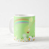 Flowers and Rainbow Kaffeetasse (Vorderseite Links)