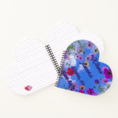 Flowers Bloom Heart Spiral Notebook Notizblock (Innenseite)