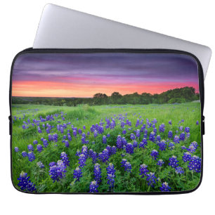 Flowers Bluebonnets at Sunset Texas Laptopschutzhülle