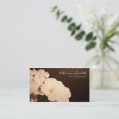 Flowers Business Card Visitenkarte (Stehend Vorderseite)