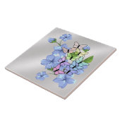 Flowers & Butterflies Ceramic Tile Fliese (Seite)