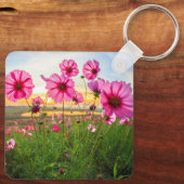 Flowers |Chiang Rai Province, Thailand Schlüsselanhänger (Rückseite)