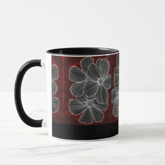 Flowers Coffee Mug Tasse (Links)