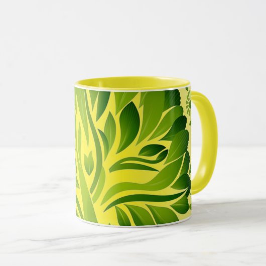 Flowers Coffee Mug Tasse (VorderseiteRechts)