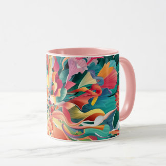 Flowers Coffee Mug Tasse